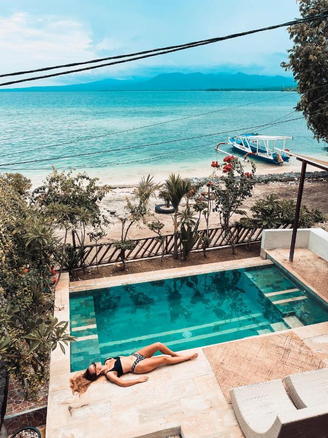 Serenity Luxurious Beachfront Villa & Spa With Private Infinity Pool, 8 Guests กิลิไอร์ ภายนอก รูปภาพ